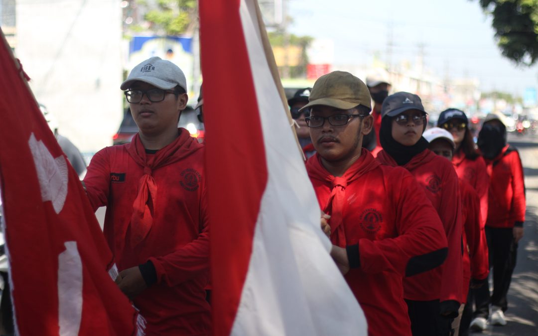 Kirab Bendera Untuk Memperingati 40 Tahun IMPA Akasia